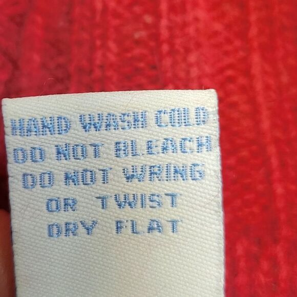 Deane & White Raspberry Lambswool and Angora Wide Wale Cowl Neck Sweater - Picture 9 of 9